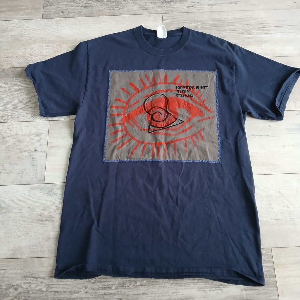 Port & Company Essential Tee Medium Deprogram Your Mind Graphic‎ T-Shirt